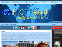 Tablet Screenshot of health.elct.org